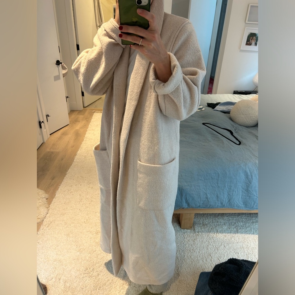 The Group merino robe jacket